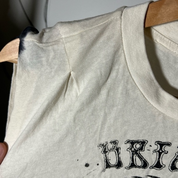 g Cropped Graphic Tank, Bright Future w/ Pleat Detail Tie Dye Edgy Design XS - Picture 5 of 6